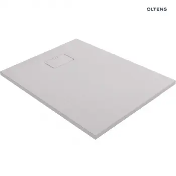 Brodzik z konglomeratu Oltens Bergytan 100x90cm - prostokątny, RockSurface, kaszmir 15101900